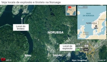 Cerca de 80 pessoas morreram na ilha de Utoya -