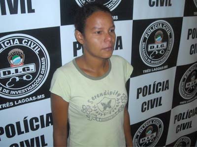 Audinéia foi presa na manhã desta quarta-feira no bairro Ipacarai -