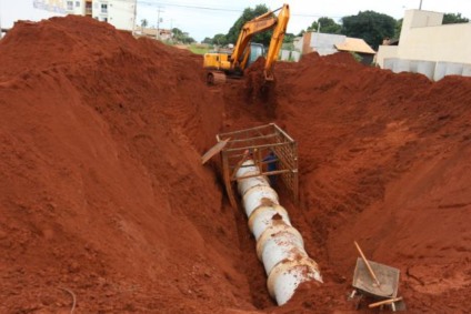 Recursos para saneamento serão investidos em obras de macrodrenagem em diversas ruas - Arquivo/JPNews