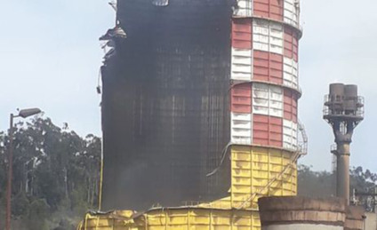 Causa da explosão em gasômetro da Usina da Usiminas em Ipatinga ainda é desconhecida - Bombeiros de Ipatinga/Agência Brasil