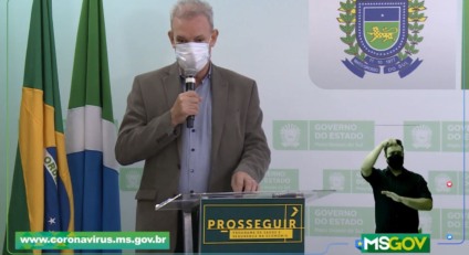 Estado registrou 820 casos nas últimas 24h, somente na capital foram 394 - Reprodução live Facebook