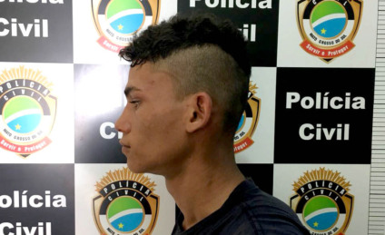 Lucas foi flagrado enquanto furtava moto em Brasilândia - Divulgação/Assessoria