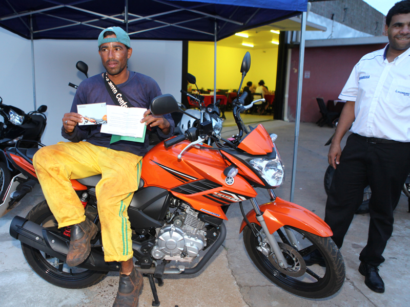 Primeira imagem da moto foi encontrada pelo motorista José Reinaldo Santos de Jesus, da Vila Haro - Arquivo/JP