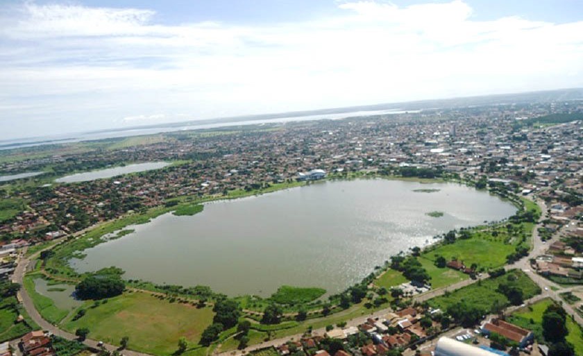 Panorama da área central de Três Lagoas, na região da Lagoa Maior - Arquivo/JPNEWS