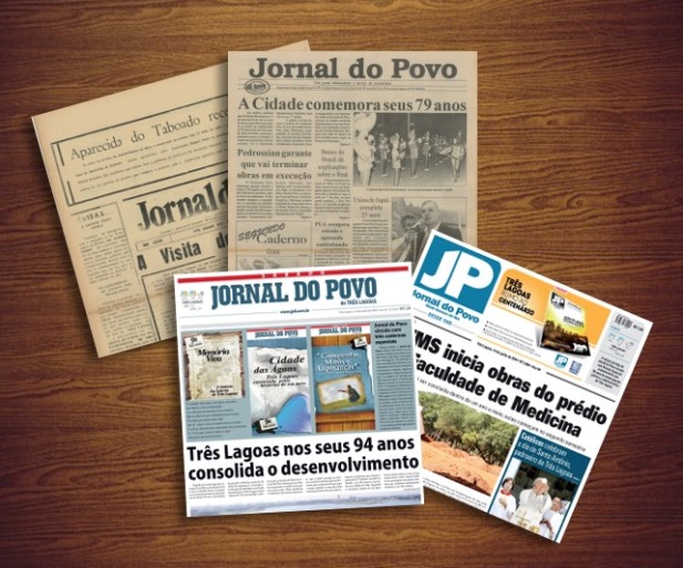 Aos seus 70 anos, e com os olhos muito saudáveis, o Jornal do Povo pode ser classificado como a vista de Três Lagoas. - Arquivo/JPNEWS