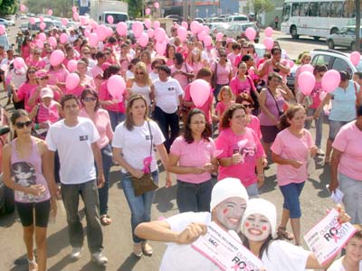 Uma das ações preventivas realizadas pela Rede Feminina -