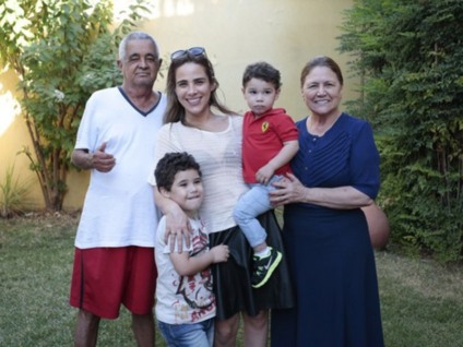 Wanessa Camargo com a família -  Rafael Cusato/Brazil News