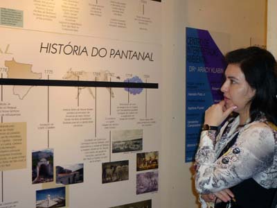 A vice-governadora Simone Tebet fez questão de conhecer o projeto da ?Expedição Pantanal? pessoalmente -