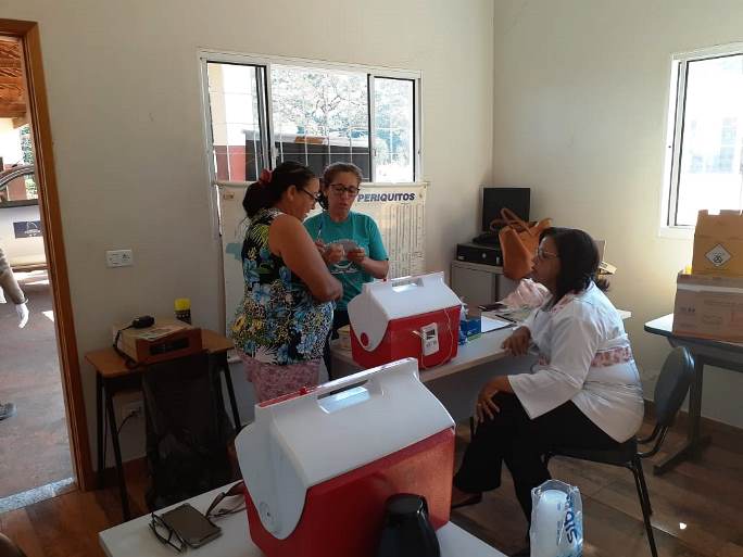 Na segunda-feira (29), as equipes estiveram na escola da Fazenda Periquitos - Divulgação/Assessoria