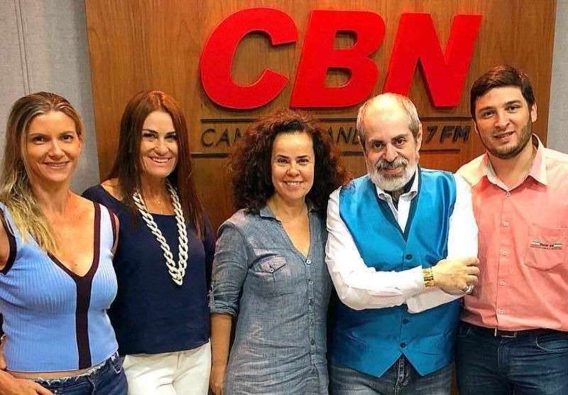 Letícia Fornari, Christine Zeni, Luciane Mamoré, Luis Pedro Scalise e Tiago Ferzeli - Ronie Cruz/CBN