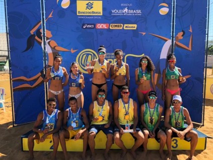 Aninha e Ana Vitória repetem resultado e conquistam título da segunda etapa do Circuito Brasileiro Sub-21 de vôlei de praia 2019 - Divulgação Aninha e Ana Vitória repetem resultado e conquistam título da segunda etapa do Circuito Brasileiro Sub-21 de vôlei de praia 2019 - Divulgação