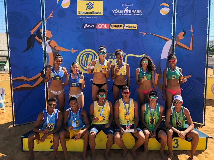Aninha e Ana Vitória repetem resultado e conquistam título da segunda etapa do Circuito Brasileiro Sub-21 de vôlei de praia 2019 - Divulgação Aninha e Ana Vitória repetem resultado e conquistam título da segunda etapa do Circuito Brasileiro Sub-21 de vôlei de praia 2019 - Divulgação