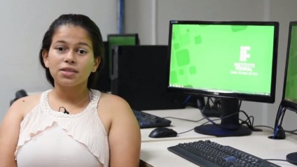 Mara Cristina Santos Ribeiro é a única estudante do IFMS, campus de Três Lagoas, a expôr projeto científico na Febrace - Reprodução/YouTube