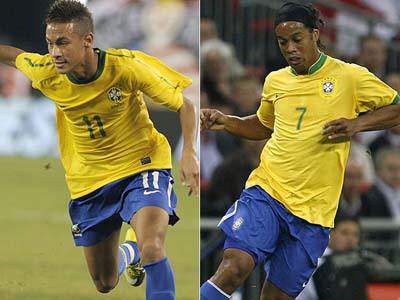 Os dois jogadores já vestiram a camisa do Brasil - Os dois jogadores já vestiram a camisa do Brasil -