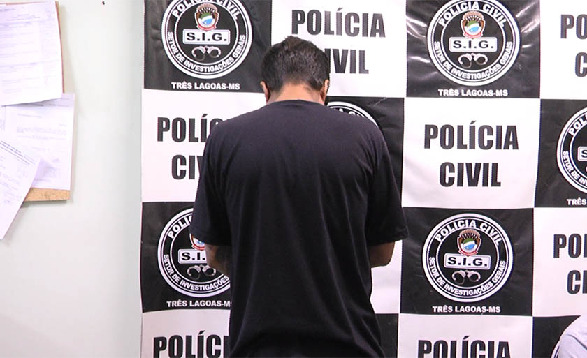 O homem foi preso pelos policiais do SIG - Ele estaria sob investigação supostamente, por participação na morte do mecânico Alisson de Souza Santos