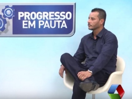Fabrício Queiroz é proprietário da empresa Essencial Equipamentos de Proteção - Reprodução/TVC