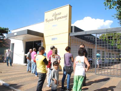 Centro Empresarial, onde ocorreu o crime -
