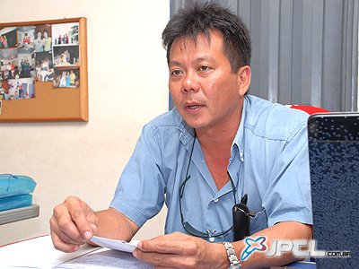 Representante do Sinpetro-MS em Três Lagoas, Márcio Hirade -