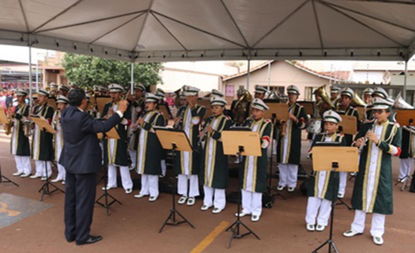 Banda Municipal, regida pelo maestro Carlos Alberto - Imagem cedida/Assessoria