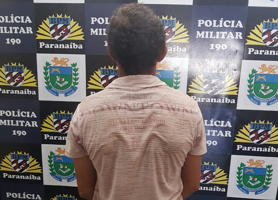 Ele foi preso em flagrante - Divulgação/PMMS