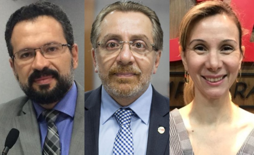 Os candidatos são: Jully Heyder, Mansour Karmouche e Rachel Magrini - Ronie Cruz/CBN