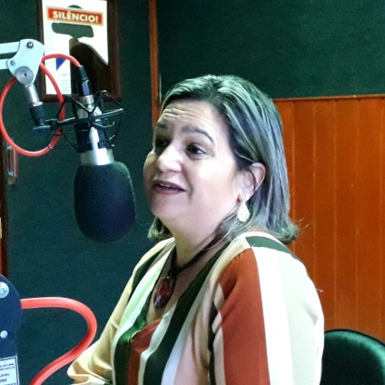 Patrícia Latife, superintendente dos Correios em Mato Grosso do Sul, que participou ao vivo do Jornal do Povo - Talita Matsushita/JPNEWS