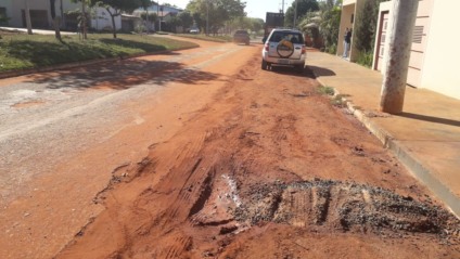 De acordo com o encarregado pela obra, até o final desta semana o local receberá o asfaltamento - Talita Matsushita/JPNEWS