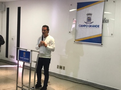 Em seu discurso o prefeito afirmou que todo dinheiro será aplicado nos bairros de Campo Grande - Israel Espindola/CBN