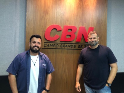 Leandro Gameiro e Paulo Cruz no CBN Motors - Giovanna Dauzacker/CBN Leandro Gameiro e Paulo Cruz no CBN Motors - Giovanna Dauzacker/CBN