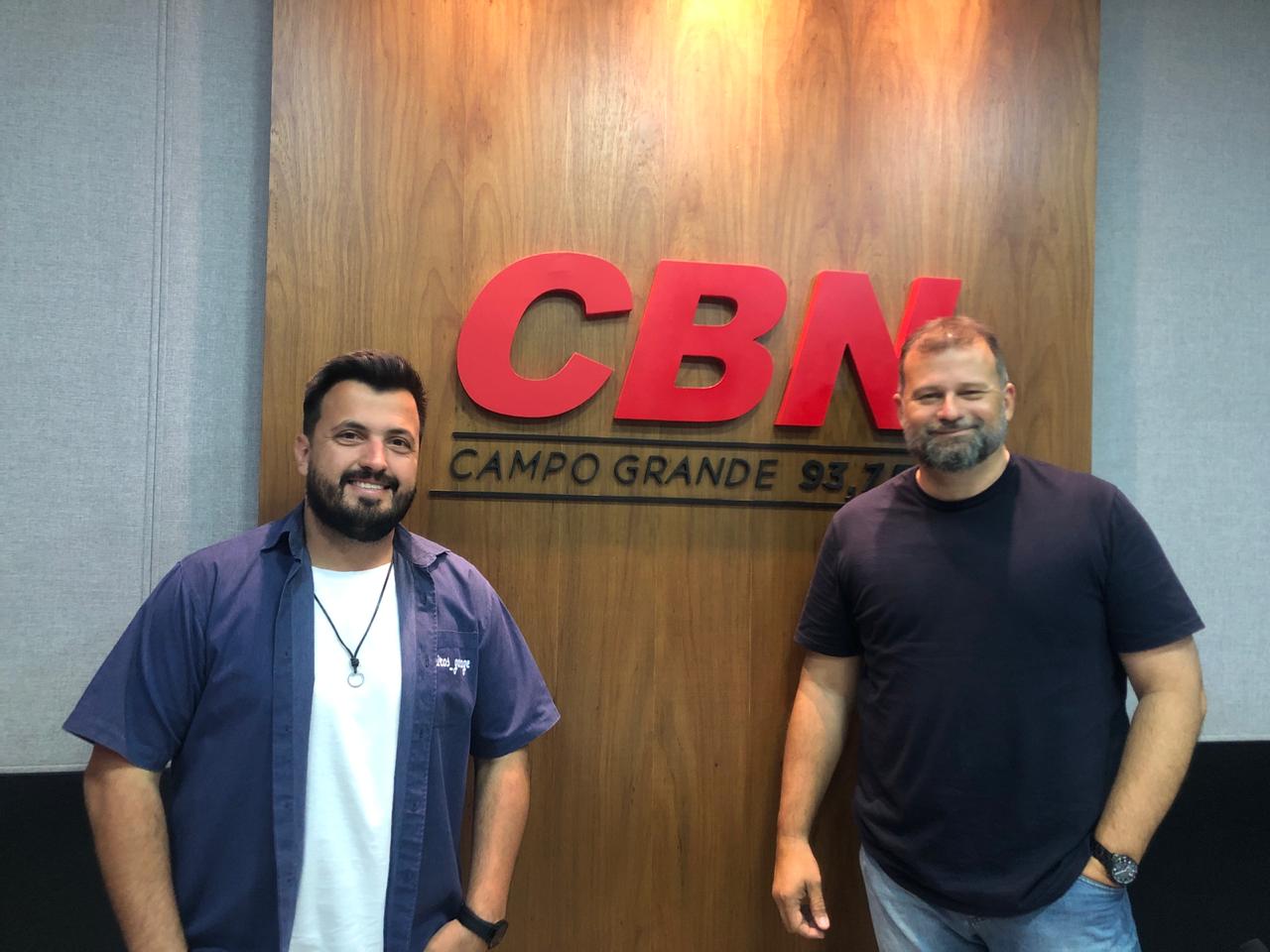 Leandro Gameiro e Paulo Cruz no CBN Motors - Giovanna Dauzacker/CBN