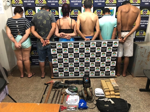 Integrantes da quadrilha - Foto:Policia Militar