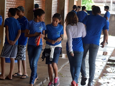 Escola atende cerca de 720 alunos nos períodos matutino e vespertino -