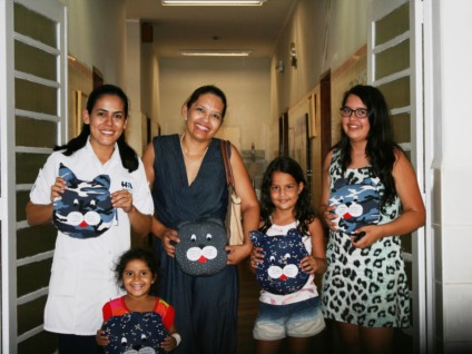 Hospital Auxiliadora recebeu uma doação de mais de 20 bichinhos de pelúcia - Divulgação