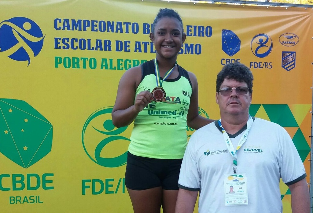 Com o resultado, Nathália, de 16 anos, foi pré-convocada para representar o Brasil no Campeonato Sul-Americano da Juventude, no Chile - Divulgação/Sejuvel