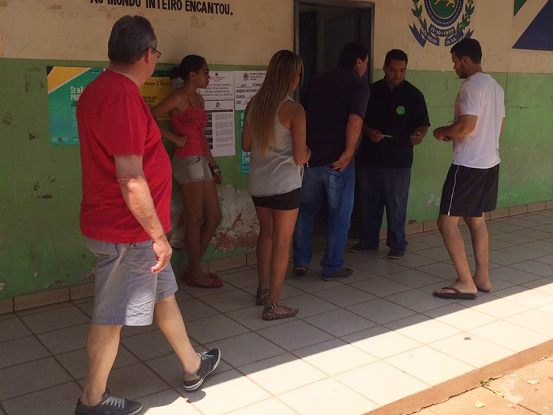 domingo amanhece calmo na Escola Municipal Maria Luiza Correa Machado - Talita Matsushita/ JPNews