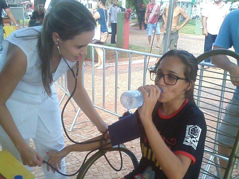 Carol foi a sétima a deixar a prova de resistência - Talita Matsushita