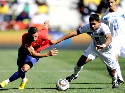 Chilenos venceram Honduras por 1 a 0 - Chilenos venceram Honduras por 1 a 0 -