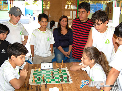 Escola Funlec foi palco da segunda rodada do Festival de Xadrez - Escola Funlec foi palco da segunda rodada do Festival de Xadrez -