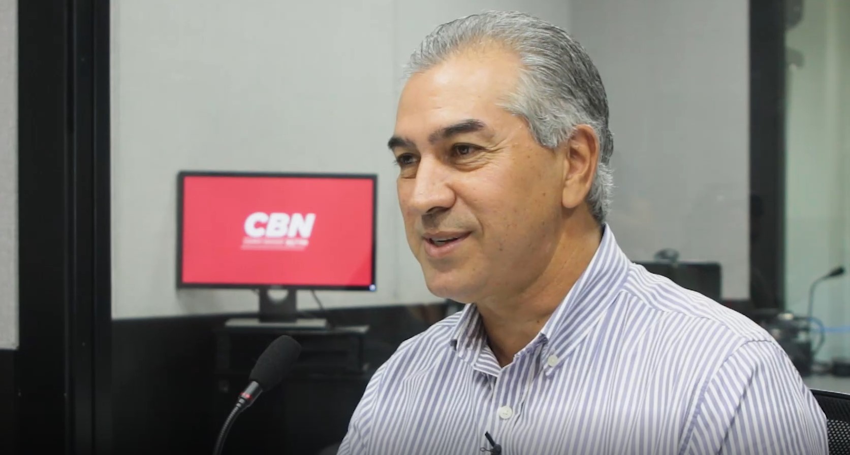 Governador de Mato Grosso do Sul, Reinaldo Azambuja do PSDB na CBN - Dayane Faquetti.