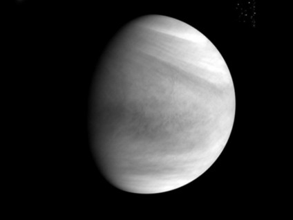 Imagem Vênus feita pelo AKATSUKI imediatamente após a sua expulsão de controle de atitude - Ultraviolet Imager/JAXA