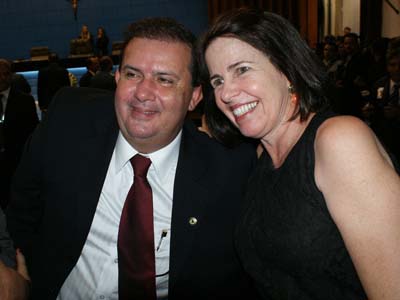 A prefeita Márcia destacou a importância da representatividade de um três-lagoense no Legislativo Estadual -