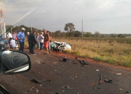 Mais um acidente de trânsito foi registrado na rodovia que liga Três Lagoas a Campo Grande - Divulgação