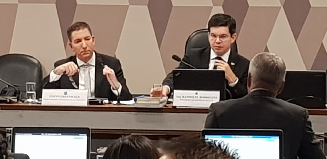 Glenn Greenwald, do site The Intercept Brasil, classificou como atentado à liberdade de imprensa as notícias de que Sergio Moro estaria investigando a sua vida e de outros profissionais do site - Foto: Márcia Paravizzi/CBN Glenn Greenwald, do site The Intercept Brasil, classificou como atentado à liberdade de imprensa as notícias de que Sergio Moro estaria investigando a sua vida e de outros profissionais do site - Foto: Márcia Paravizzi/CBN