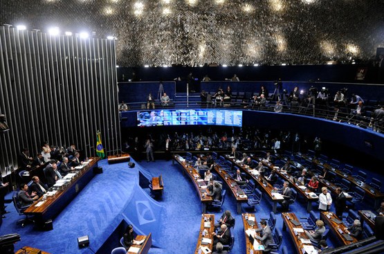 Senadores votam impeachment da presidente Dilma Rousseff  - Senado