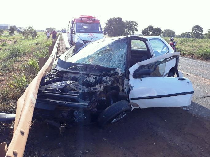 Acidente ocorreu na manhã desta sexta-feira (20), na BR-262, saída de Três Lagoas para Campo Grande.s - Reprodução/Rede social