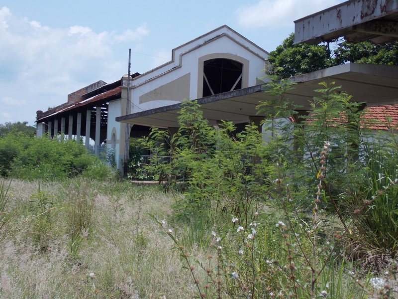 Abandonada, antiga estação ferroviária virou alvo de vândalos e ponto para uso de drogas - Danielle Leduc