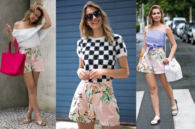 3 formas de usar a bermuda soltinha 3 formas de usar a bermuda soltinha