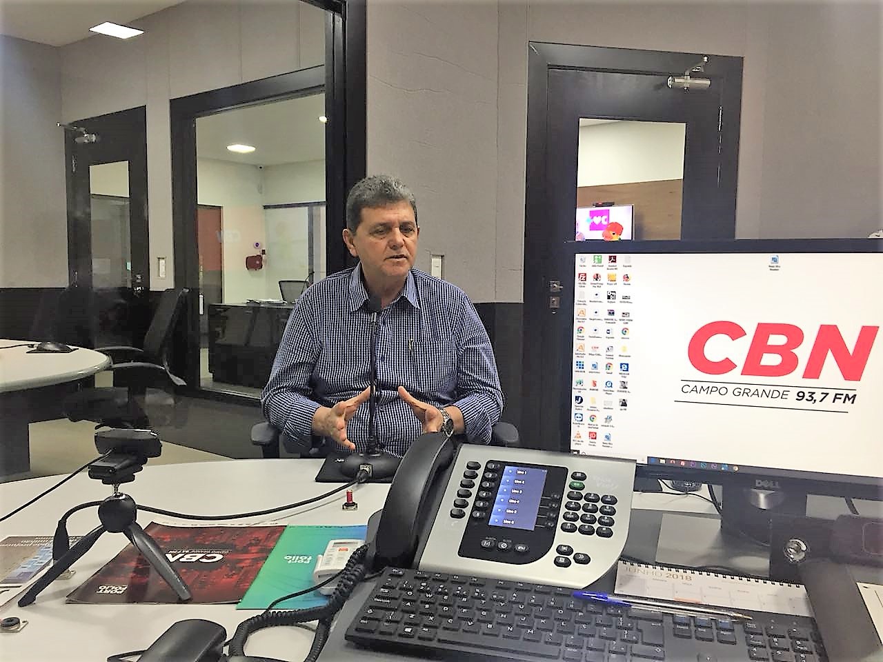 Presidente também falou sobre as eleições de 2018 - Lucas Mamédio/CBN