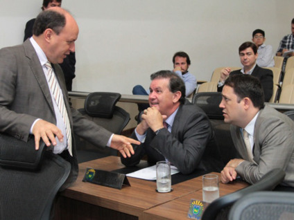 Deputado estadual pelo Mato Grosso do Sul, Eduardo Rocha, líder do PMDB - Wagner Guimarães