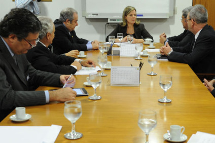 Reunião realizada em Brasília com a ministra da Casa Civil -